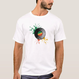 Reggae vinyl record. T-Shirt