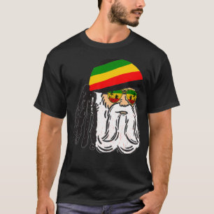 Reggae Xmas Santa Rasta Christmas Rasta Rastafari T-Shirt