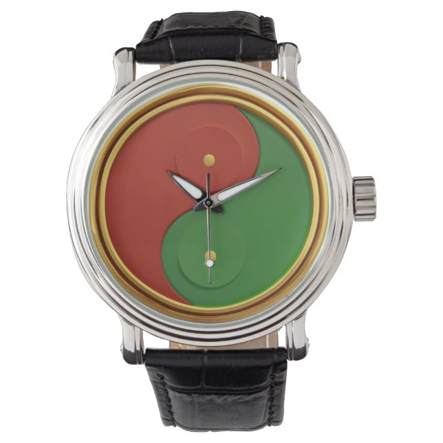 Reggae Yin & Yang Watch (Front)