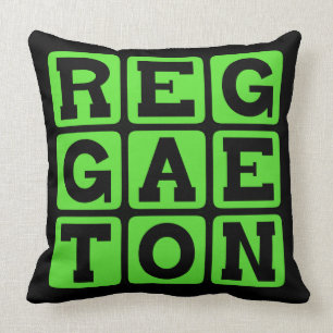 Reggaeton, Music Genre Cushion