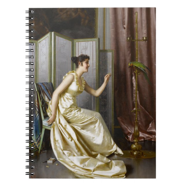 Reggianini Feeding the Parrot Notebook (Front)