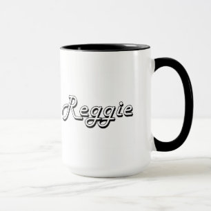 Reggie Classic Retro Name Design Mug