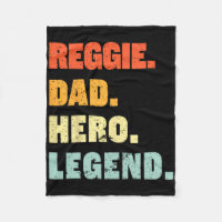 Reggie Dad Hero Legend Personalised Custom Name Fa