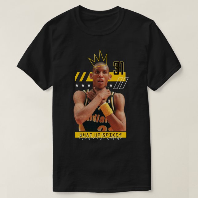 Reggie Miller Choke Basketball T-Shirt Classic T-S (Design Front)