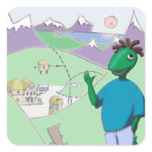 Reggie Rapasaurus can stick with you anywhere!