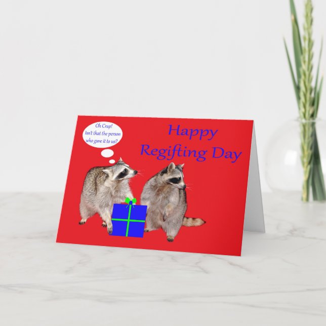 Regifting Day Greeting Card (Front)