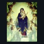 Regina Angelorum - William-Adolphe Bouguereau Poster<br><div class="desc">William-Adolphe Bouguereau: The Virgin With Angels. (1900).</div>