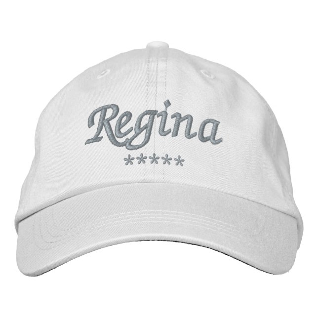Regina Name Embroidered Hat (Front)