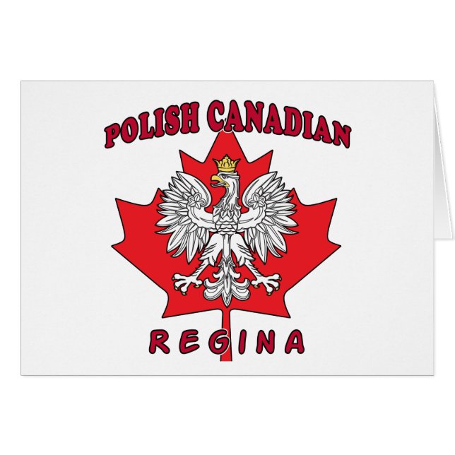Regina Polish Canadian Leaf (Front Horizontal)
