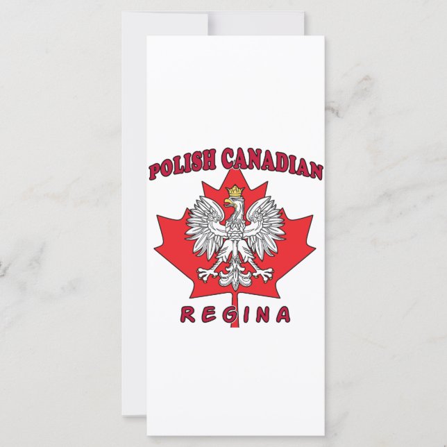 Regina Polish Canadian Leaf (Front)