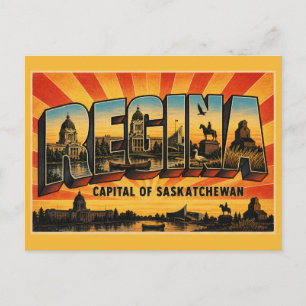 Regina Saskatchewan Capital City Postcard