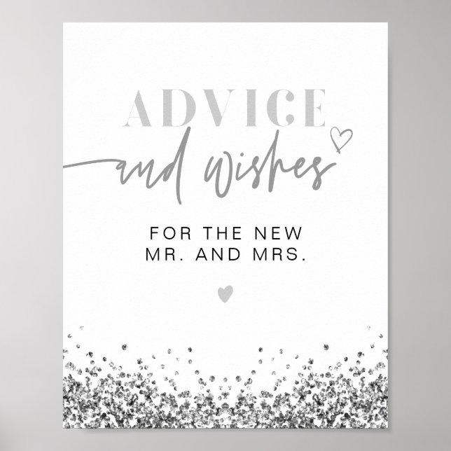 REGINA Silver Disco Advice For The Bride & Groom   Poster (Front)