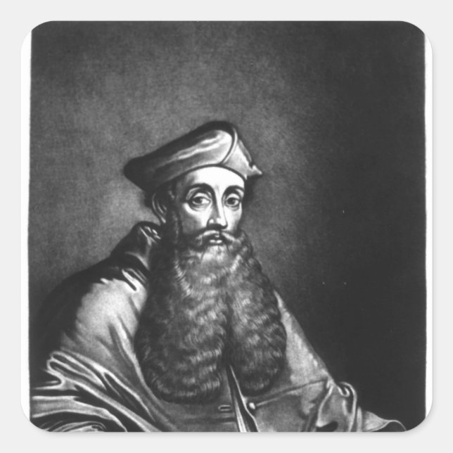 Reginald Pole  illustration Square Sticker (Front)