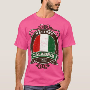 Region Calabria Italia Original Retro Design T-Shirt