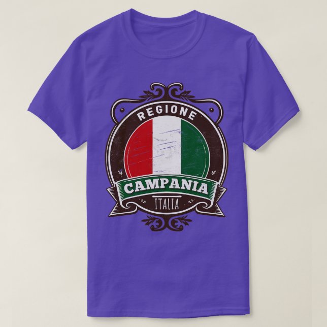Region Campania Italia Original Retro Design T-Shirt (Design Front)