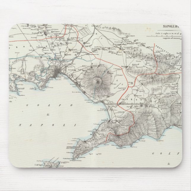 Region of Naples Italy Mouse Mat (Front)