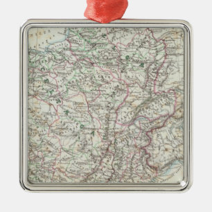 Region of Paris France Metal Tree Decoration