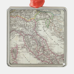 Region of Rome Italy Metal Tree Decoration