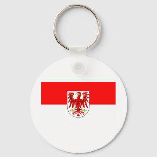 regional flag of Brandenburg Key Ring