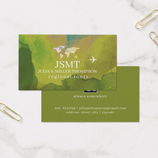 regional tours greenish yellow (Office)