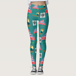 Regionals Leggings w AKC logo - Teal