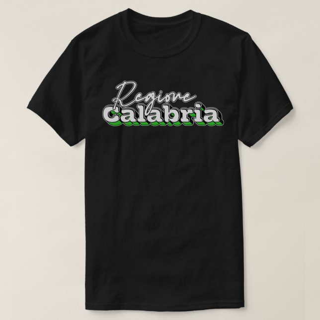 Regione Calabria Retro Design T-Shirt (Design Front)
