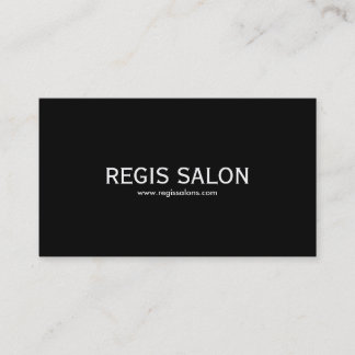 REGIS SALON, www.regissalons.com Business Card