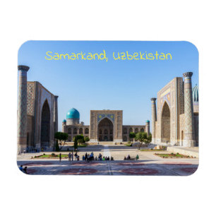 Registan square - Samarkand, Uzbekistan, Asia Magnet