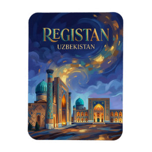Registan Square Uzbekistan Magnet