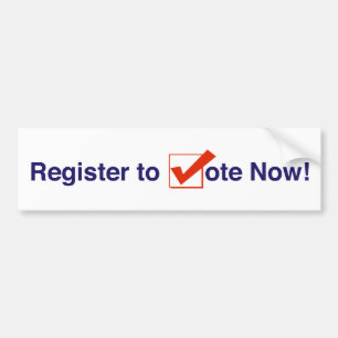 Register To Vote 2022 Bumper Sticker