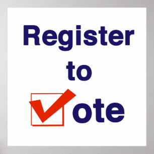 Register To Vote 2022 Poster