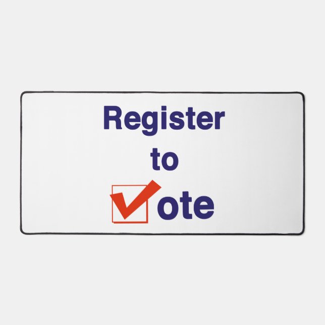 Register To Vote 2024 Desk Mat (Front)
