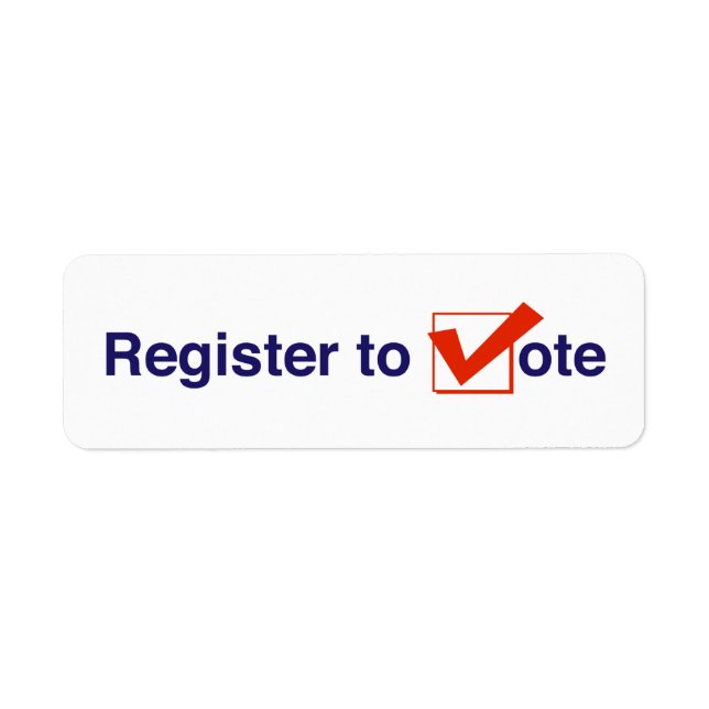 Register To Vote 2026 (Front)