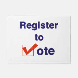 Register To Vote 2026 Doormat