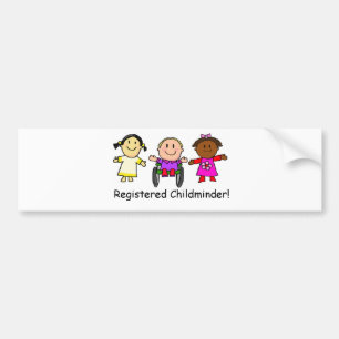 Registered Childminder Bumper Sticker