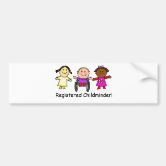 Registered Childminder Bumper Sticker