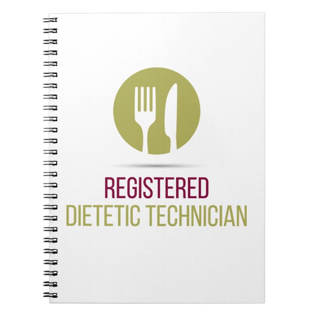 Registered Dietetic Technician spiral notebook (Front)