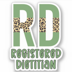 Registered Dietician Cheetah print RD Gifts