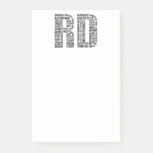 Registered Dietician RD Post-it Notes