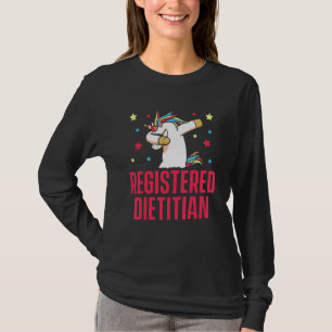 Registered Dietician RD Unicorn Nutritionist RDN 1 T-Shirt