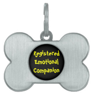 registered emotional companion pet tag