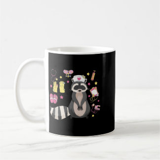 Registered Fvibesl Nurse Funny Rn Racoon Nursing Coffee Mug