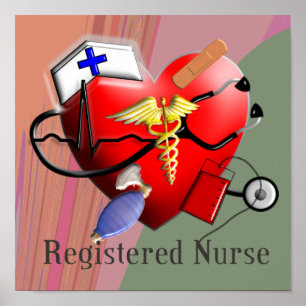 Registered Nurse ART POSTER