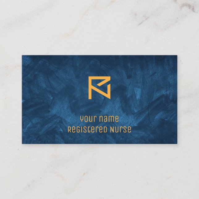 Registered Nurse Business Card  (Front)