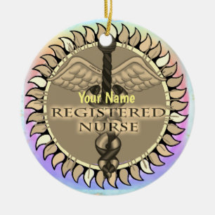 Registered Nurse Caduceus ornament