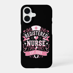 Registered Nurse Est 2025 Nursing Student iPhone 16 Case