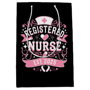 Registered Nurse Est 2025 Nursing Student Medium Gift Bag