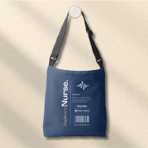 Registered Nurse – Funny Work Humour, Office Gift Crossbody Bag