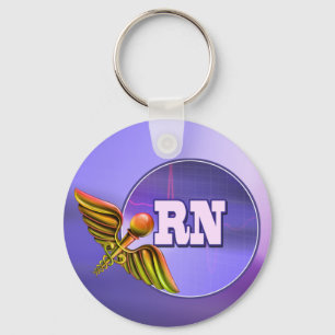 Registered Nurse Gift  Key Ring