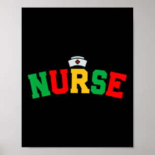 Registered Nurse Healthcare Black History Month Nu Poster